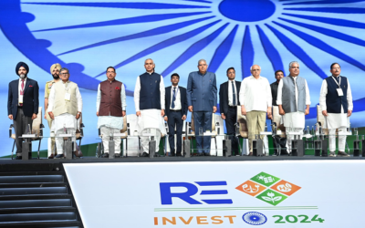 RE INVEST 2024: Vice President addresses the Valedictory Ceremony of 4th Global  in Gandhinagar, Gujarat